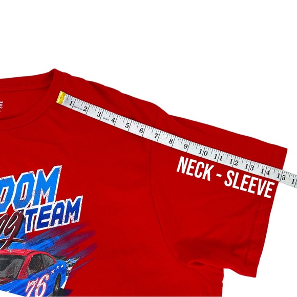 Patriotic USA Freedom Racing 76 MEN'S 3XL Graphic T-Shirt America July 4th Red - Picture 12 of 13